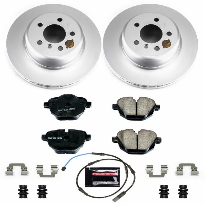 PowerStop 11-16 BMW 528i Rear Z23 Evolution Sport Coated Brake Kit