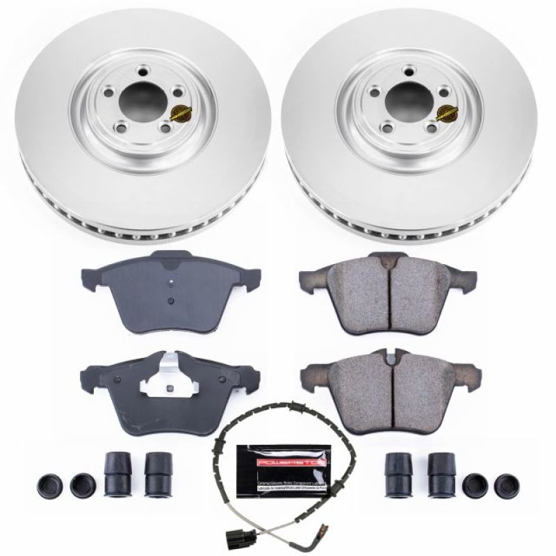 PowerStop 2018 Jaguar XJ Front Z23 Coated Brake Kit