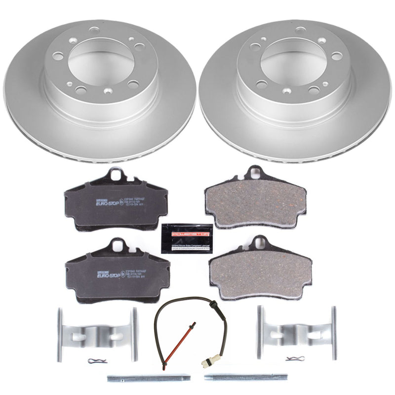 PowerStop 97-04 Porsche Boxster Rear Euro-Stop Brake Kit
