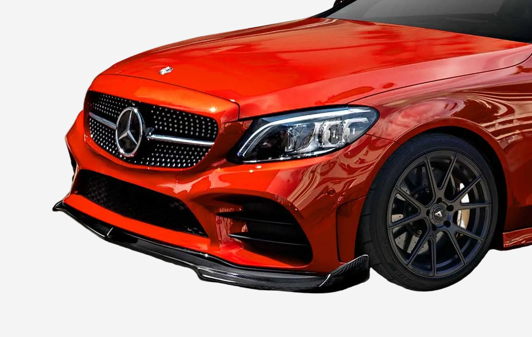 Carbon Creations DriTech Fortune Front Lip - 1 Piece ( For AMG Bumper only) - 2015-2021 Mercedes C Class W205