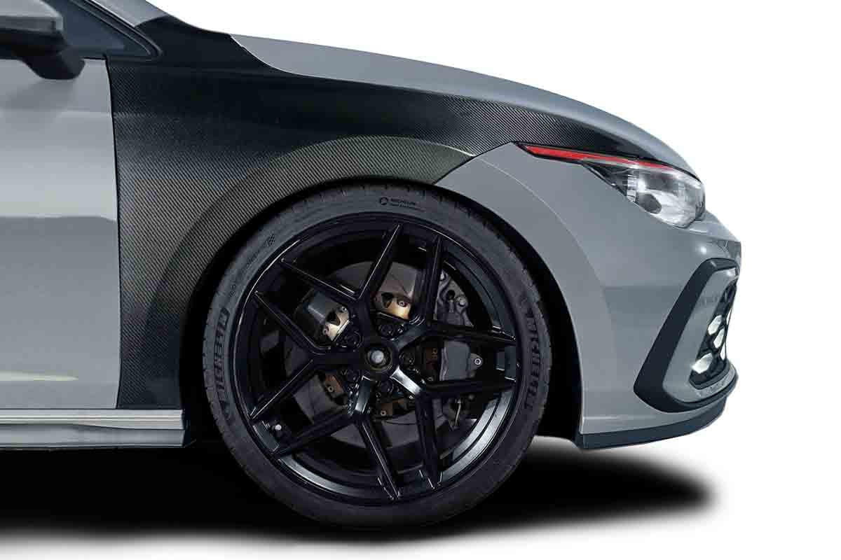 Carbon Creations OEM Look Front Fenders - 2 Pieces - 2022-2024 Volkswagen Golf GTI / Golf R