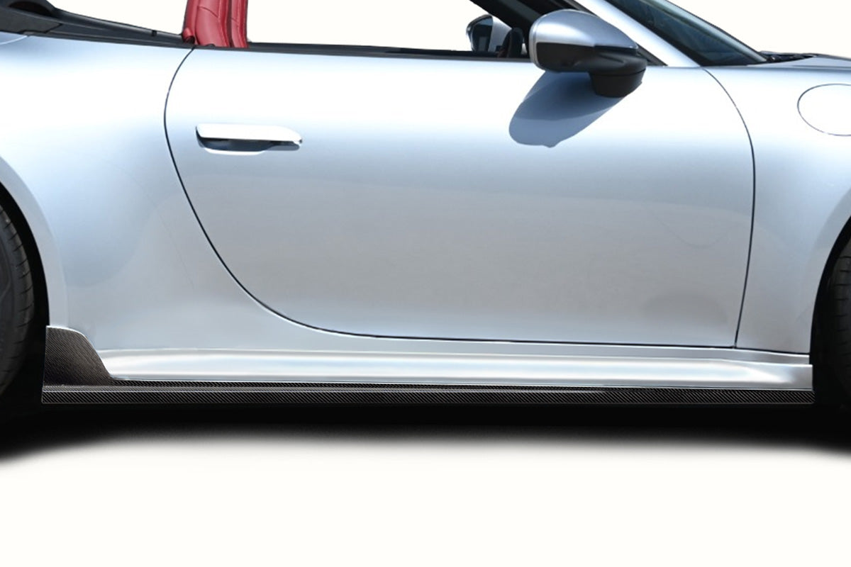 Carbon Creations Taveran Side Skirt Rocker Panel Splitters - 2 Pieces  - 2020-2022 Porsche Carrera 911 992