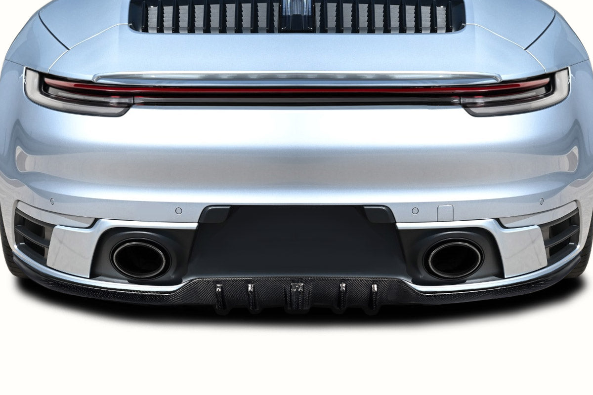 Carbon Creations Taveran Rear Diffuser - 1 Piece - 2020-2024 Porsche Carrera 911 992