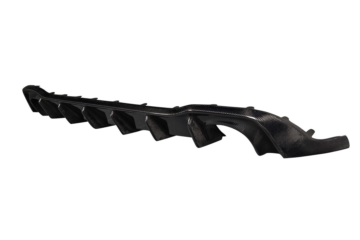 Carbon Creations Zamba Rear Diffuser - 1 Piece - 2022-2024 Volkswagen Golf GTI
