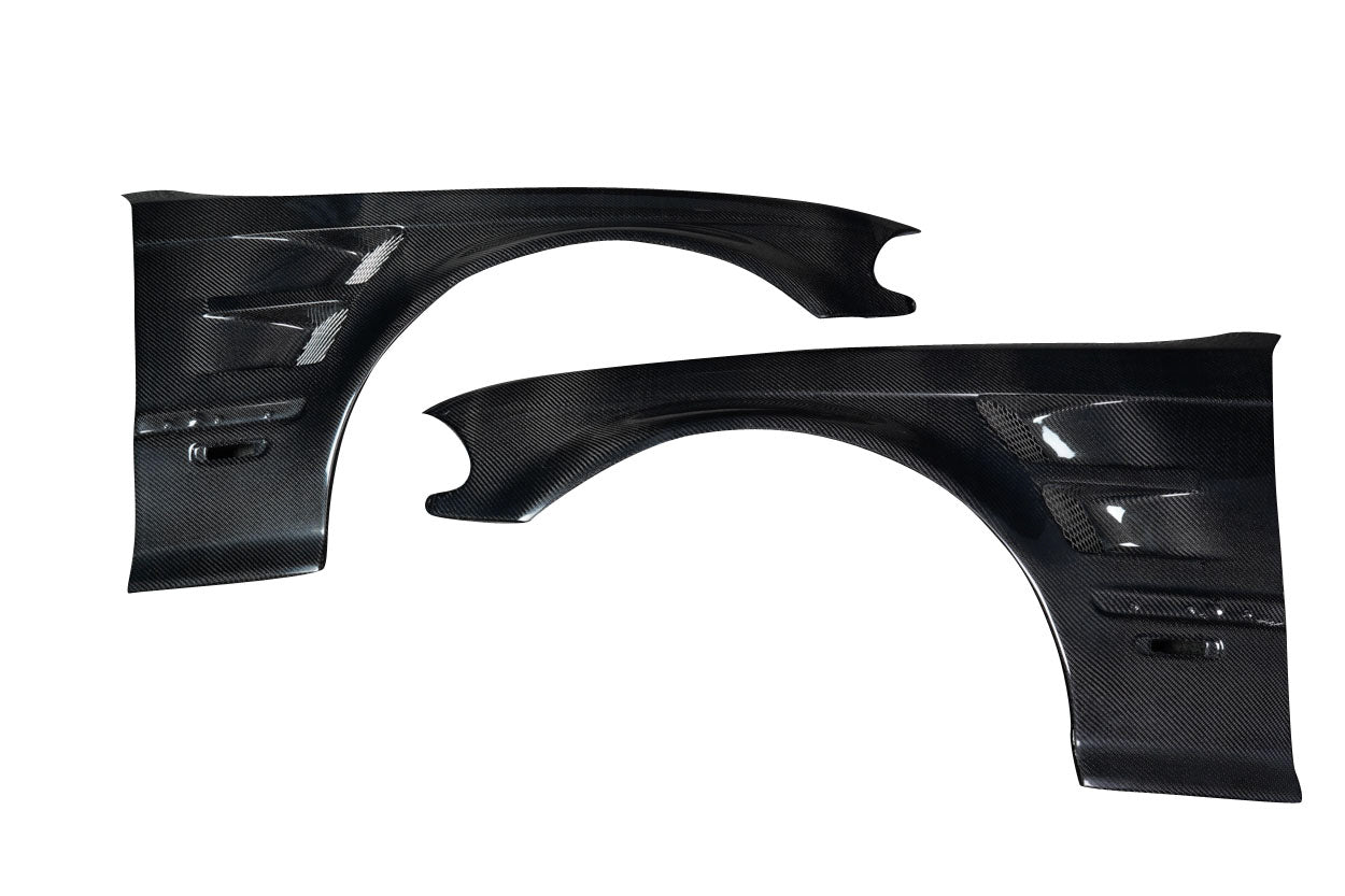 Carbon Creations Savala Front Fenders - 2 Pieces  - 1999-2003 BMW 3 Series E46 4dr Sedan