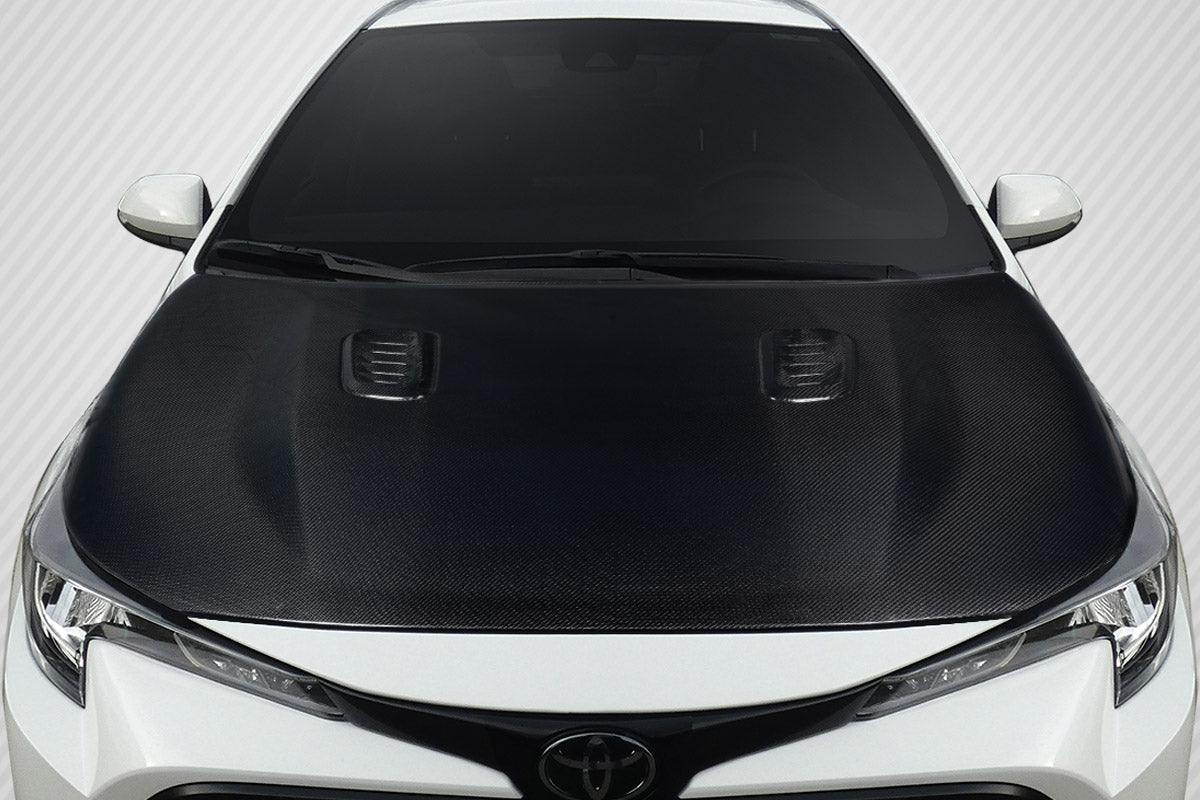 Carbon Creations OEM Look Hood - 1 Piece - 2023-2023 Toyota Corrolla Hatchback GR