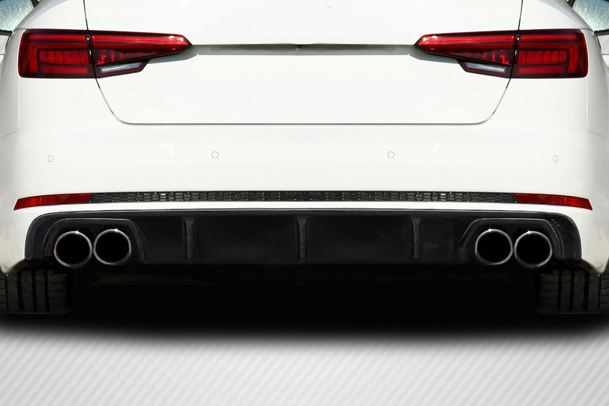 Carbon Creations Circuit Rear Diffuser - 1 Piece - 2018-2018 Audi S4