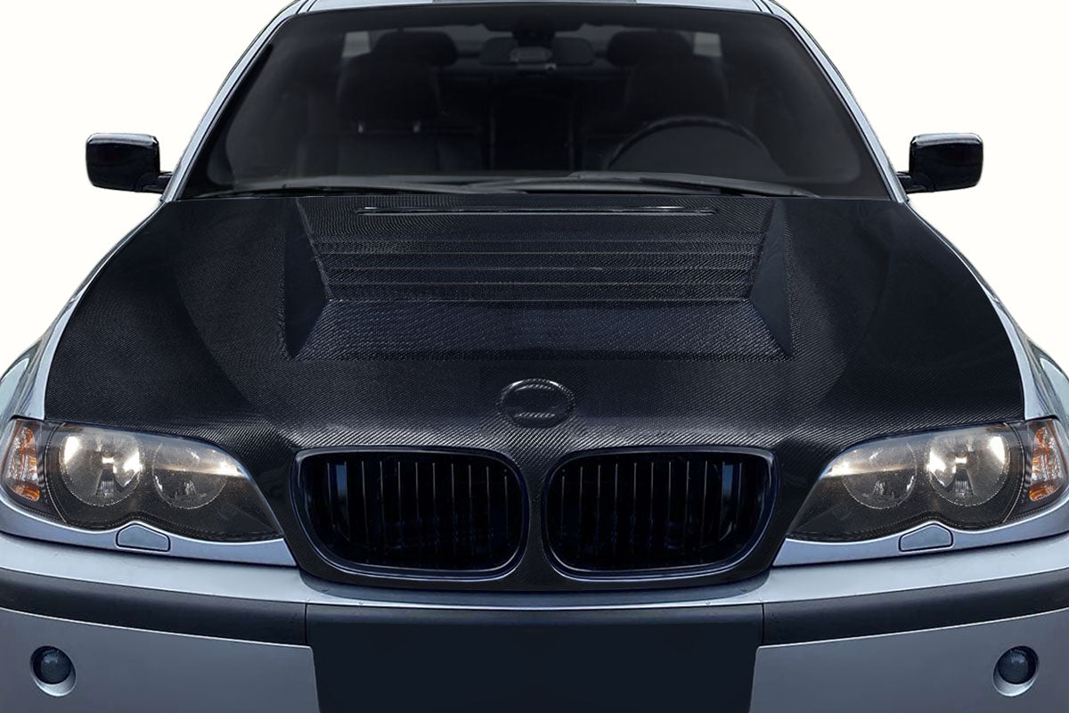 Carbon Creations D-1 Hood - 1 Piece - 2002-2005 BMW 3 Series E46 4DR