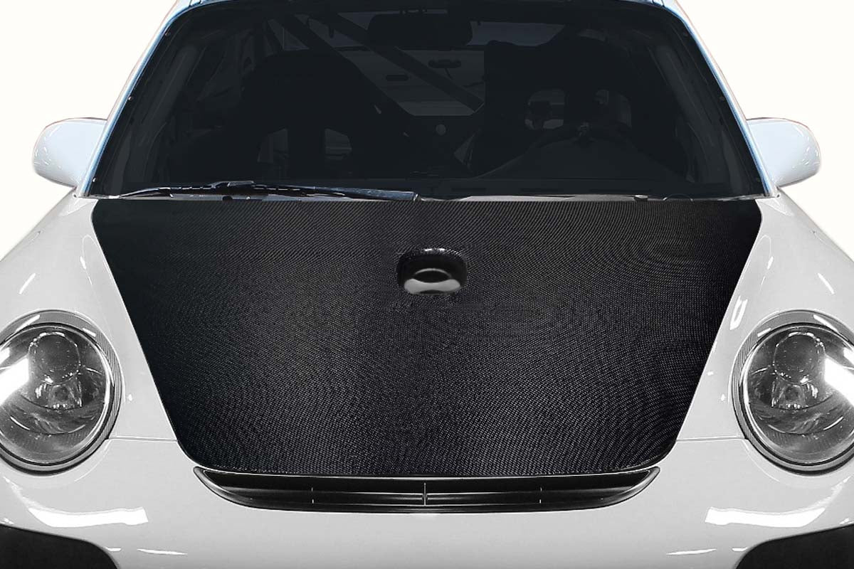 Carbon Creations GT3 Cup S Look Hood - 1 Piece (Fuel Hole) - 2005-2008 Porsche 911 997