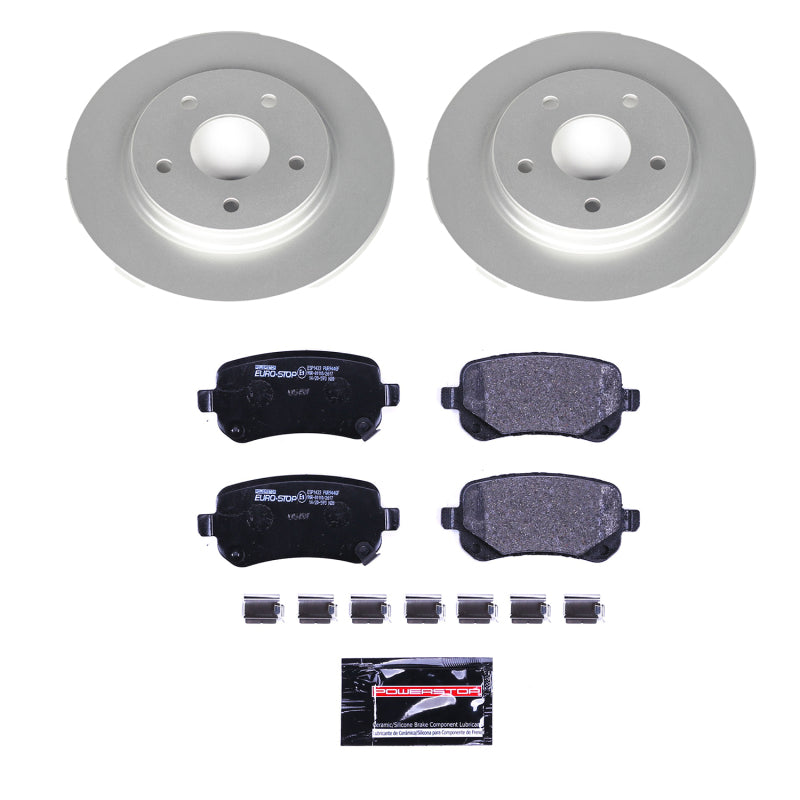 PowerStop 08-12 Chrysler Town & Country Rear Euro-Stop Brake Kit