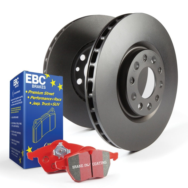 EBC S12 Kits Redstuff and RK Rotors - 2012-2013 BMW 528i Base