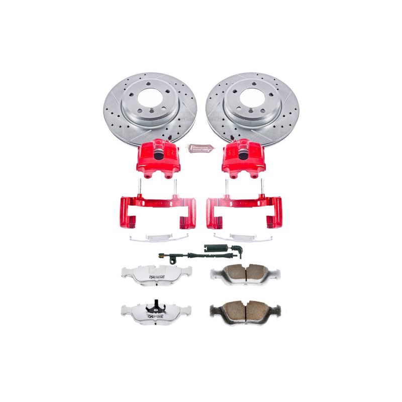 PowerStop 2000 BMW 323i Front Z26 Street Warrior Brake Kit w/Calipers