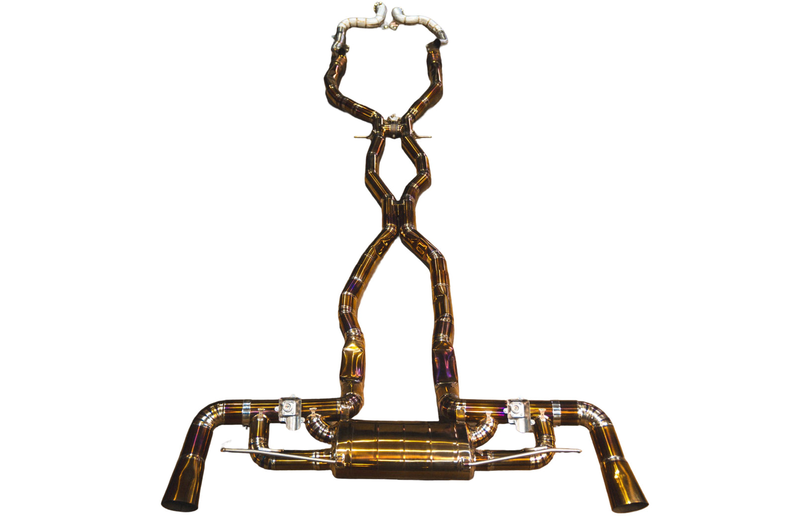 Valvetronic Designs - Mercedes-AMG GLE 63 4.0L, Catback Grade 5 Titanium Titanium 4.0 Inch Outlet Tips