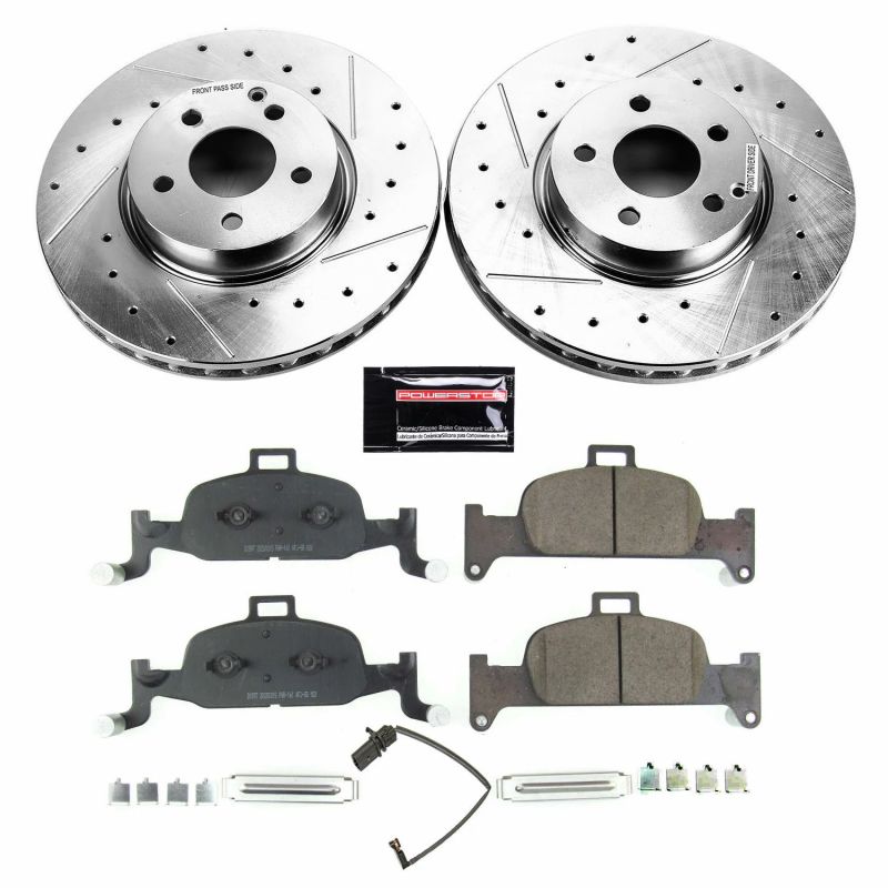 PowerStop 17-18 Audi A4 Front Z23 Evolution Sport Brake Kit