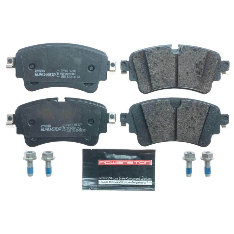PowerStop 18-20 Audi SQ5 Euro-Stop ECE-R90 Rear Brake Pads