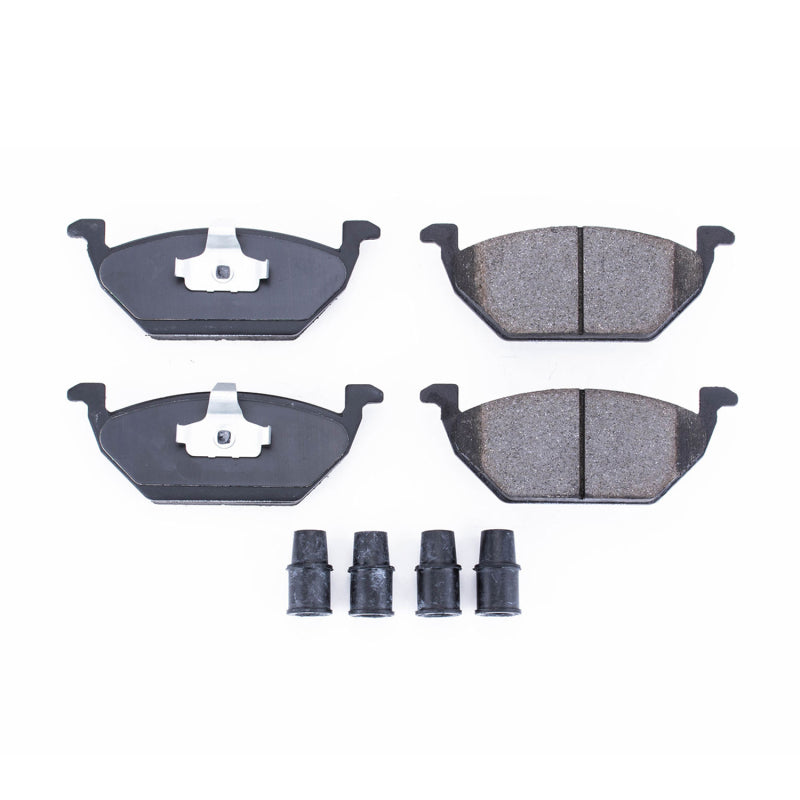 PowerStop 1998 Volkswagen Beetle Front Z17 Evolution Ceramic Brake Pads w/Hardware