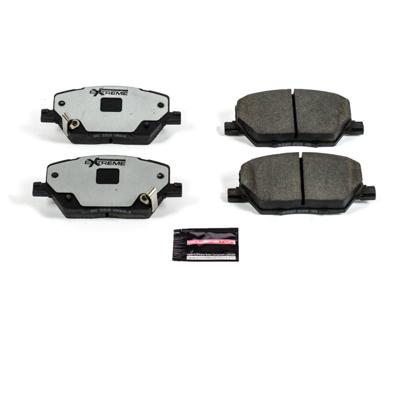 PowerStop 16-18 Fiat 500X Front Z36 Truck & Tow Brake Pads w/Hardware