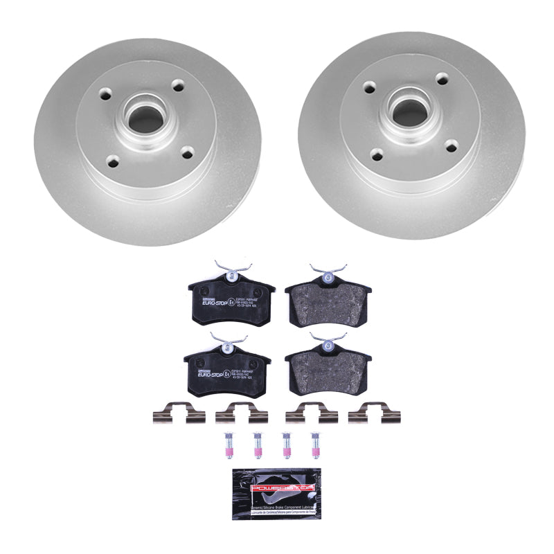 PowerStop 92-90 Volkswagen Corrado Rear Euro-Stop Brake Kit