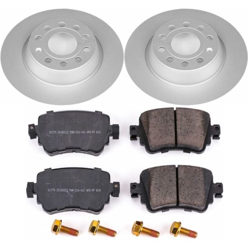 PowerStop 16-18 Audi Q3 Rear Z23 Evolution Sport Coated Brake Kit