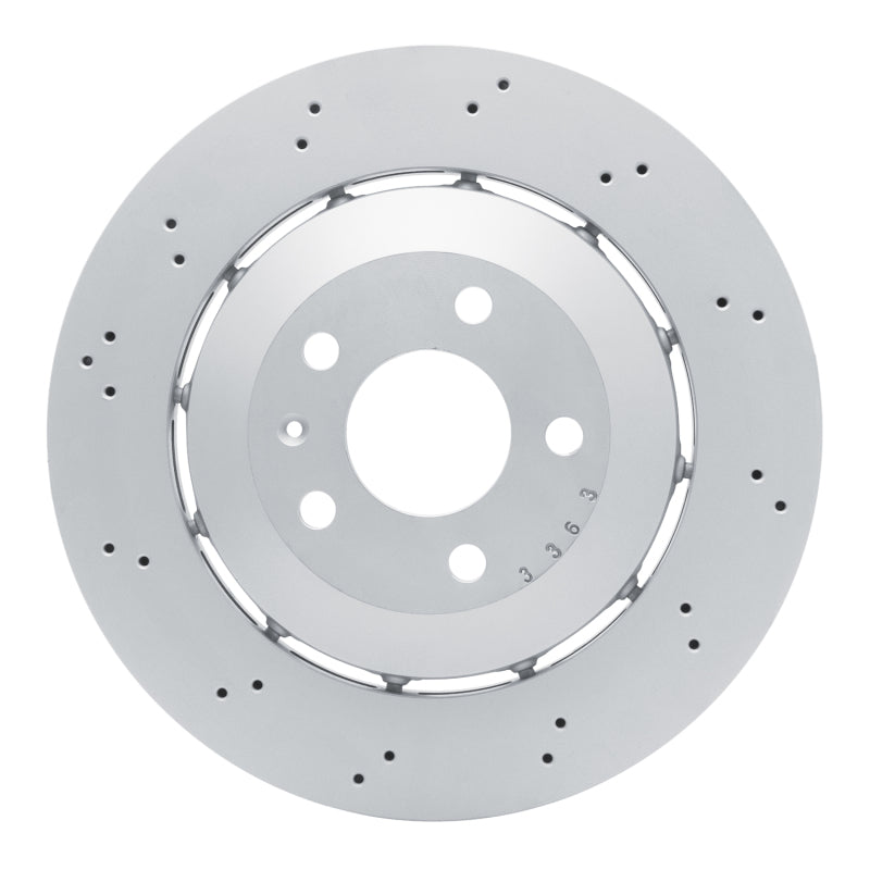 DFC 13-15 Audi RS5 Rear Drilled Hi-Carbon Alloy Geomet Coated Rotor