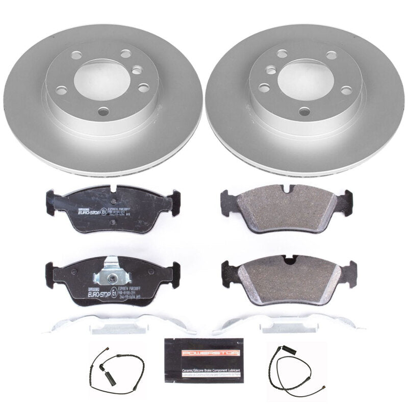 PowerStop 92-98 BMW 318i Front Euro-Stop Brake Kit