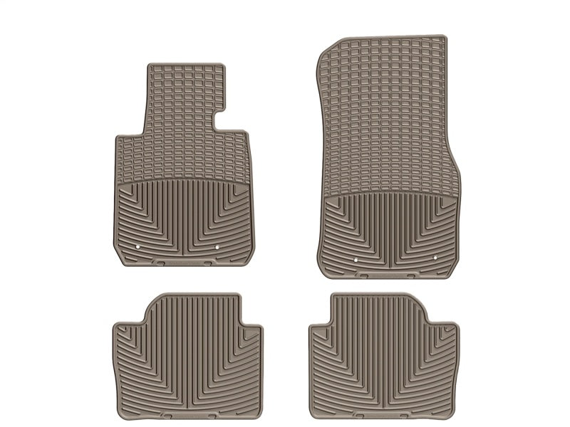 WeatherTech  12+ Bmw 3-Series (F30) Front And Rear Rubber Mats - Tan