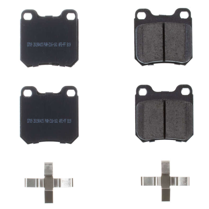 PowerStop 97-01 Cadillac Catera Rear Z17 Evolution Ceramic Brake Pads w/Hardware