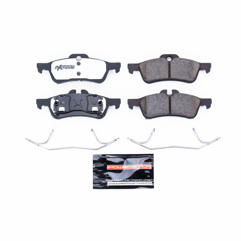 PowerStop 04-08 Mini Cooper Rear Z26 Extreme Street Brake Pads w/Hardware