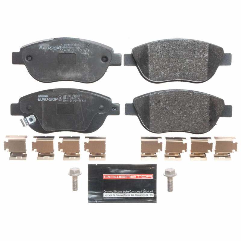 PowerStop 12-19 Fiat 500 Euro-Stop ECE-R90 Front Brake Pads