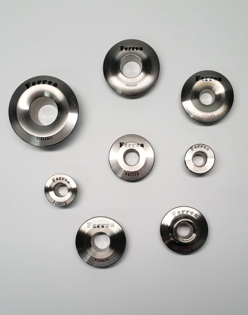 Ferrea Racing Audi 2.0 TSI Single Spring 7 Deg Pro CNC Exhaust Titanium Retainer - Set of 8