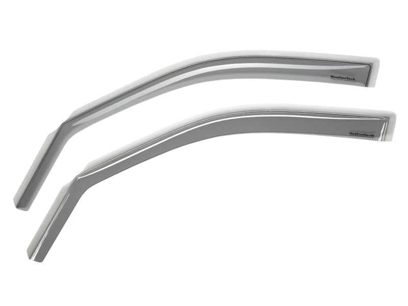 WeatherTech 2016+ Fiat 500X Front Side Window Deflectors - Light Smoke