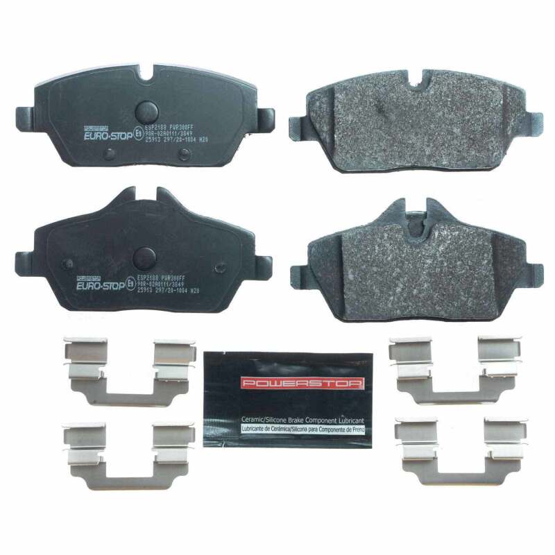 PowerStop 18-20 BMW i3s Euro-Stop ECE-R90 Front Brake Pads
