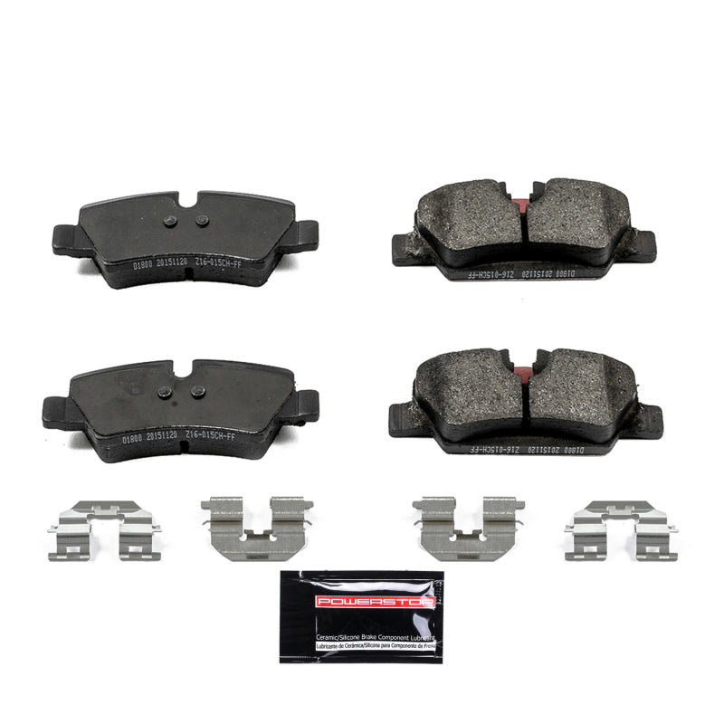 PowerStop 15-19 Mini Cooper Rear Z23 Evolution Sport Brake Pads w/Hardware