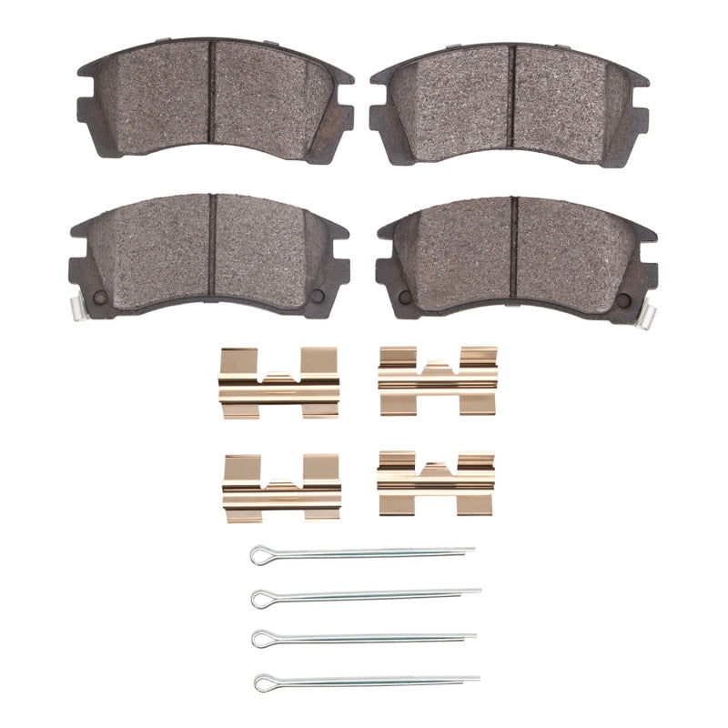 DFC 74-86 Land Rover Range Rover Front 5000 Advanced Low Metallic Brake Pads and Hardware Kit