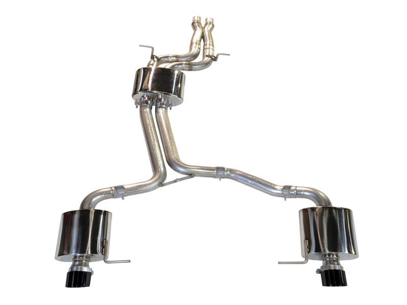 AWE Tuning Touring Edition Exhaust Dual Outlet Diamond Black Tips - Audi 8R Q5 3.0T