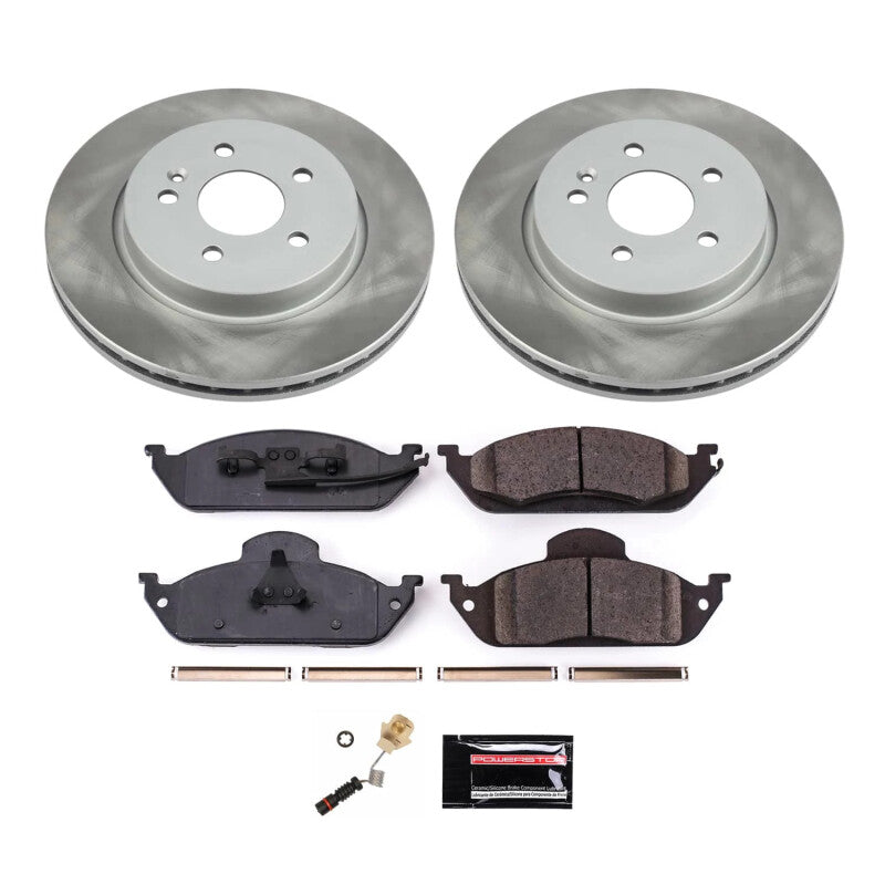 PowerStop 1999 Mercedes-Benz ML430 Front Semi-Coated Rotor Kit