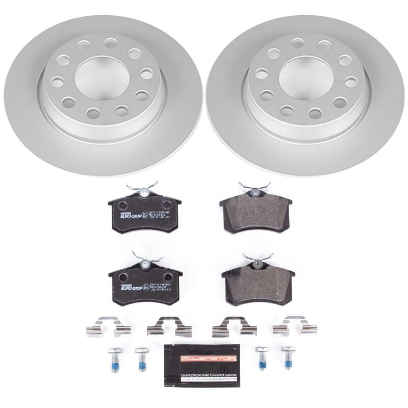 PowerStop 02-05 Audi A4 Rear Euro-Stop Brake Kit
