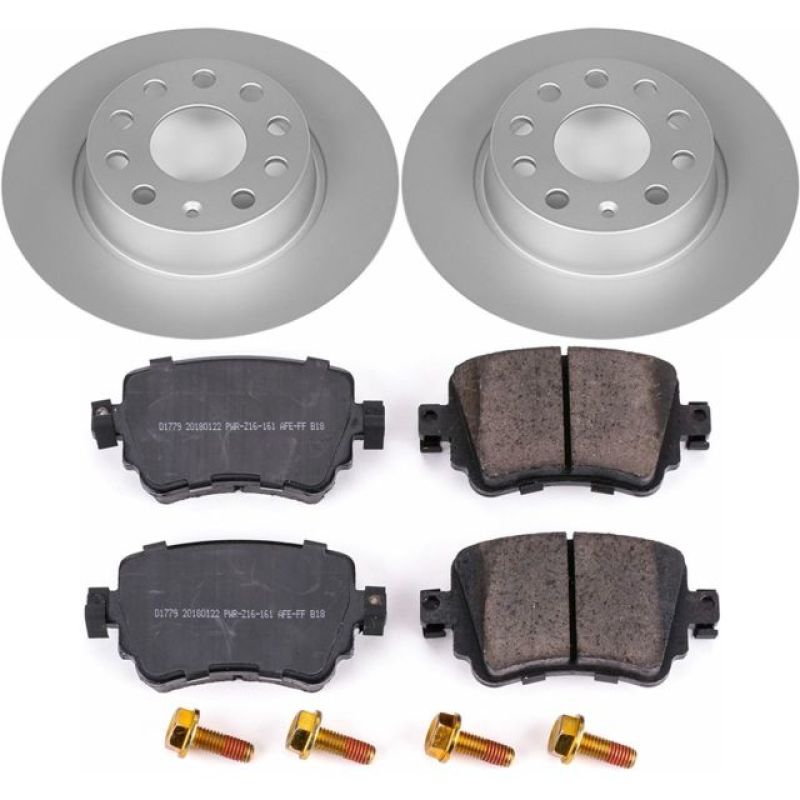 PowerStop 15-18 Volkswagen Golf Rear Z23 Evolution Sport Coated Brake Kit