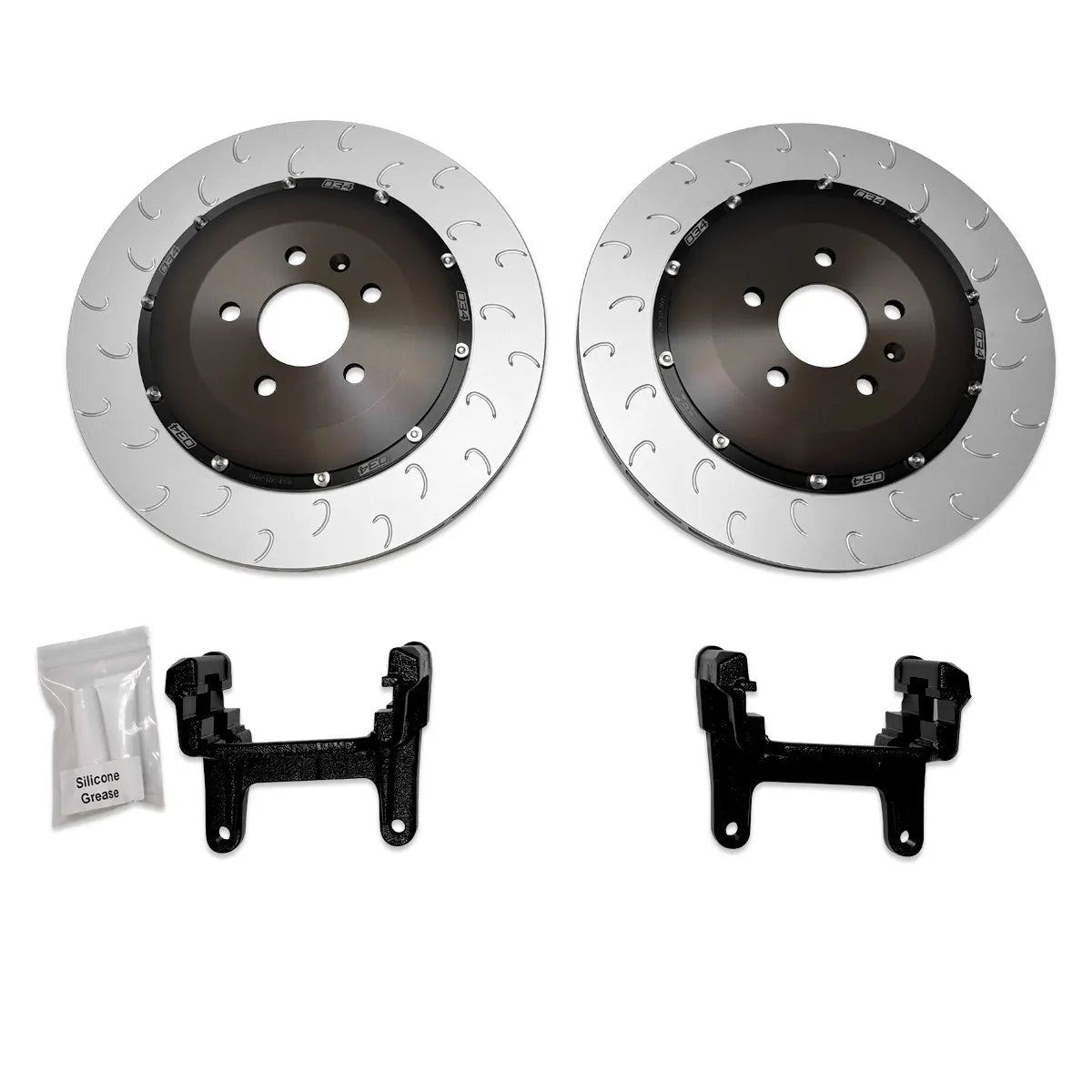 034Motorsport Floating Rear Rotors 370mm - Audi B9/B9.5 A4/S4, A5/S5, Q5/SQ5, & RS4/RS5