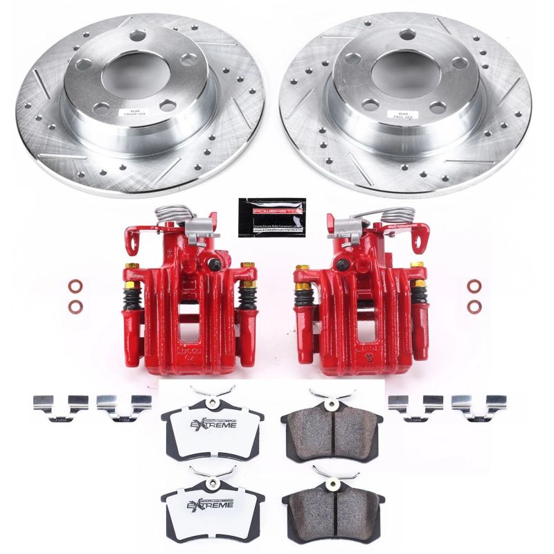 PowerStop 98-04 Audi A6 Quattro Z26 Street Kit w/ Calipers - Rear