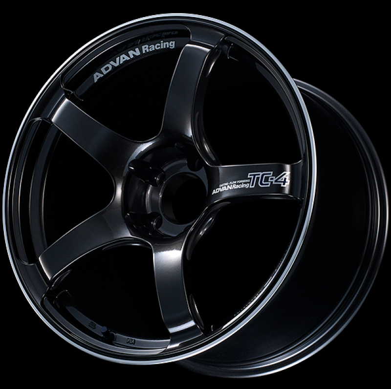Advan TC4 16x7.5 / +35 Offset / 4x100 / 63mm Bore / Black Gunmetallic and Ring