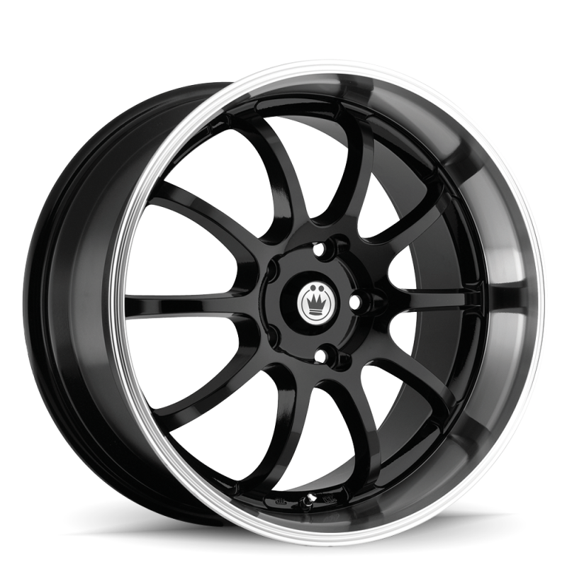 Konig Wheels Konig Lightning 15x7 4x100 ET38 Black/Machine Lip