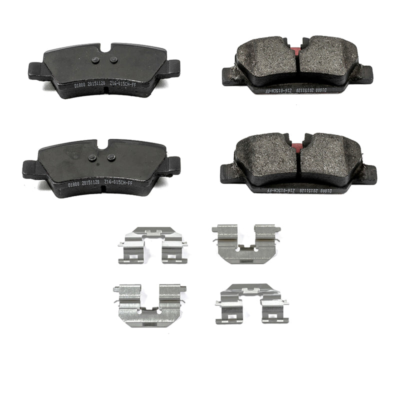 PowerStop 15-19 Mini Cooper Rear Z17 Evolution Ceramic Brake Pads w/Hardware