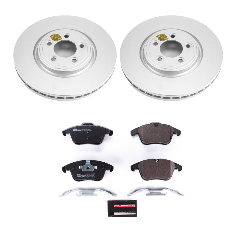 PowerStop 06-08 Jaguar S-Type Front Euro-Stop Brake Kit