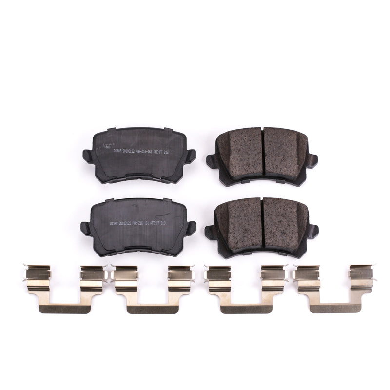 PowerStop 2015 Audi Q3 Rear Z17 Evolution Ceramic Brake Pads w/Hardware