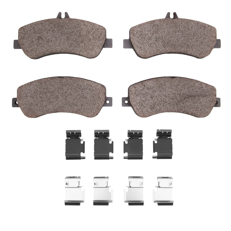 DFC 09-15 Mercedes-Benz GLK350 Front 5000 Advanced Low Metallic Brake Pads and Hardware Kit