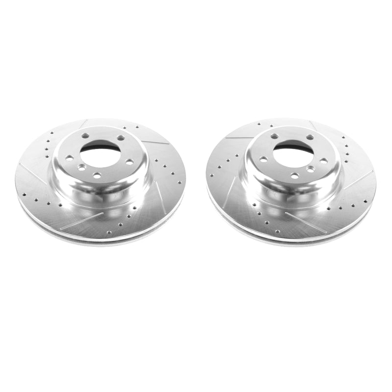PowerStop 08-13 BMW 135i Front Evolution Drilled & Slotted Rotors - Pair