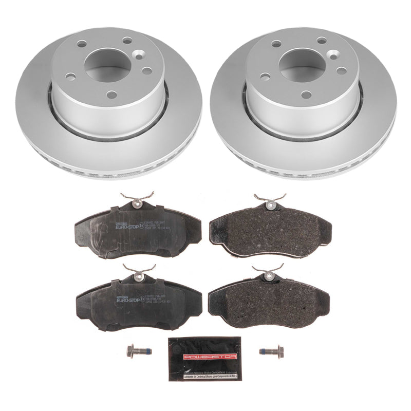 PowerStop 99-04 Land Rover Discovery Front Euro-Stop Brake Kit
