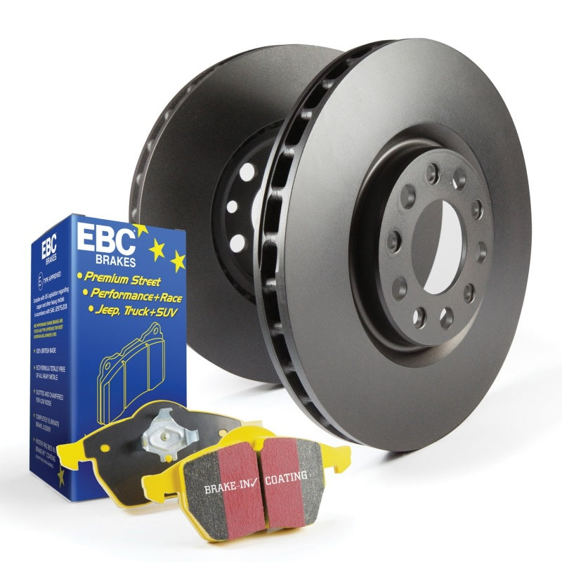 EBC S13 Kits Yellowstuff Pads and RK Rotors - 2010-2016 BMW 535i Base (Rear Rotors)