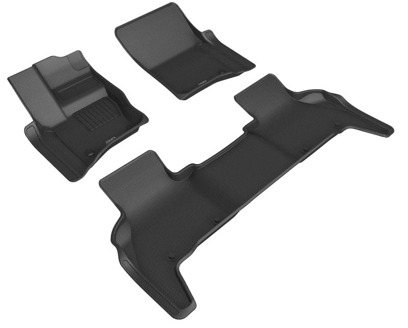 3D Maxpider 20-22 Land Rover Defender 110 Kagu 1st and 2nd Rows - Black